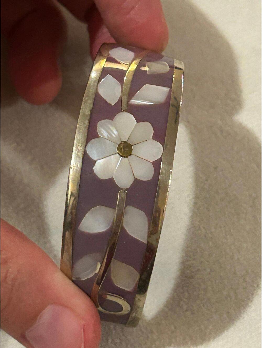 bracelet made in Mexico flower 925 sterling silver - Picture 11 of 12